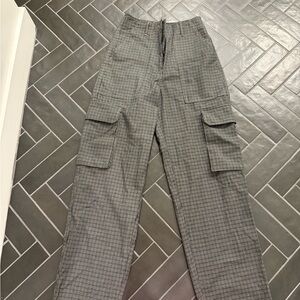 Kith Gray Cargo Pants with High Waist and Relaxed Fit